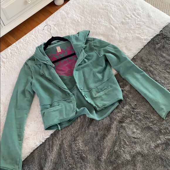 Free People Blazer-Style Sweatshirt/Hoodie - Picture 3 of 8